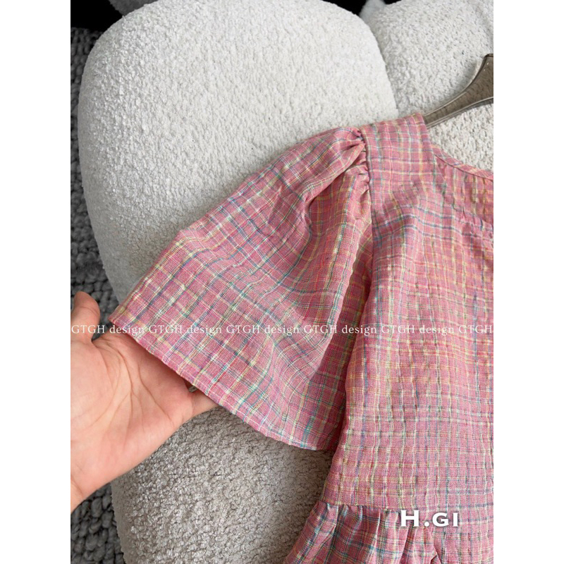 Váy Babydoll Hồng Kẹo Ngọt Chất Đũi Xốp Không Nhăn Mềm Mát Tiểu Thư 🎀 | BigBuy360 - bigbuy360.vn