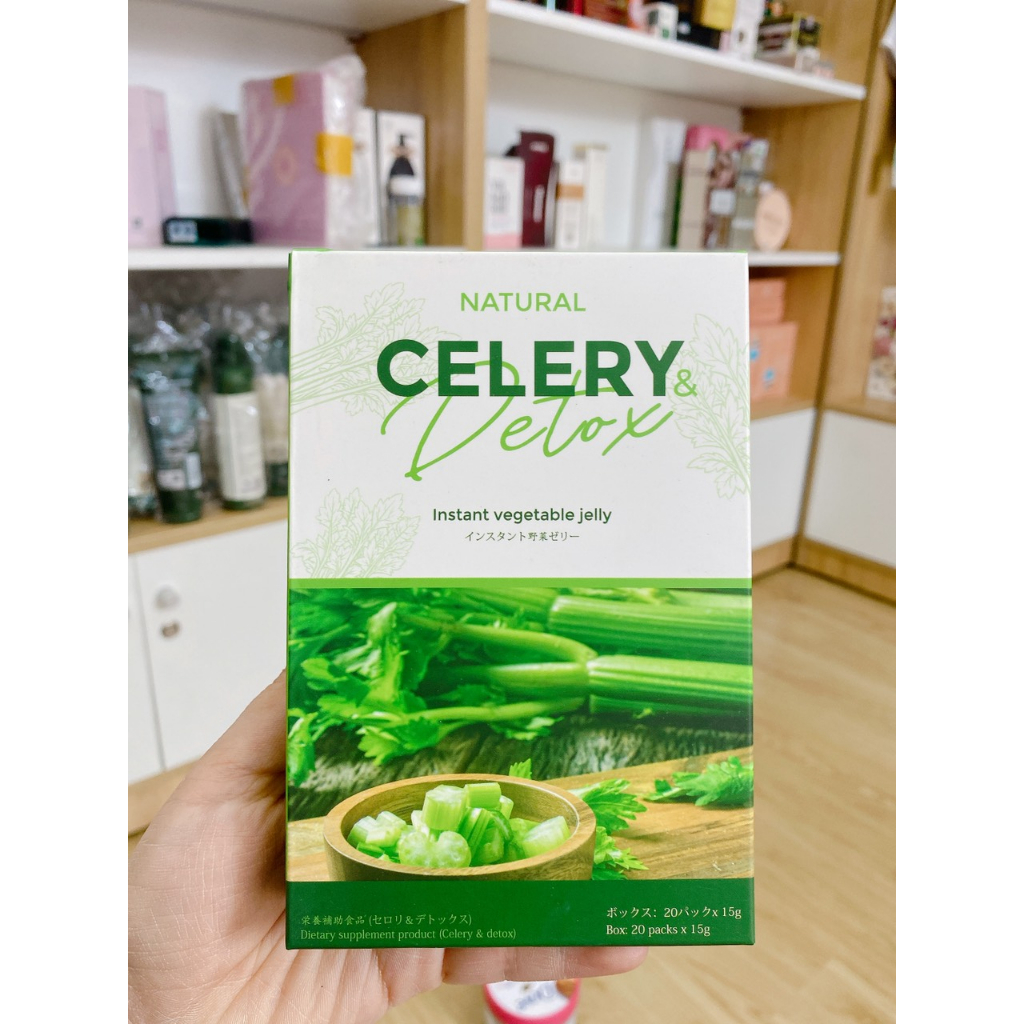 Thạch Cần Tây Giảm Cân Natural Celery Detox Nhật Bản