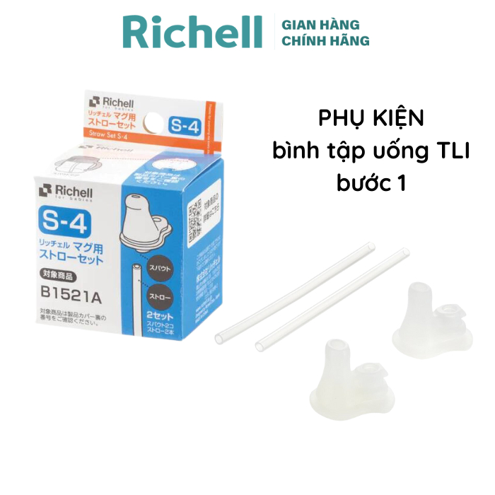 Bình tập uống TLI Richell Nhật Bản - bước 1 200ml | Baby