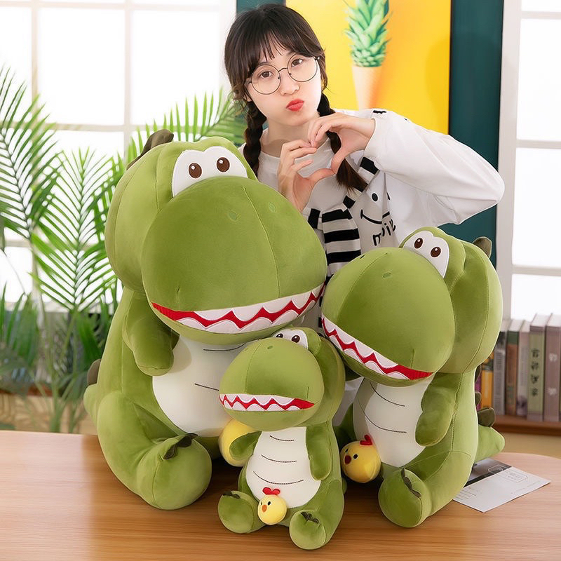 (KHO SỈ] Thú Bông KHỦNG LONG GÀ 25cm Cute - Chất Miniso Mềm - Xịn Xò