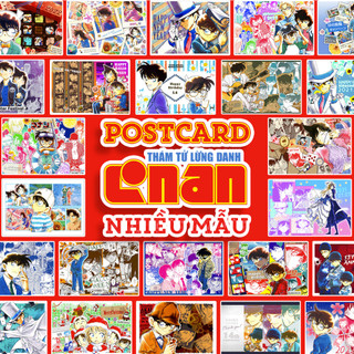 Postcard conan phiên bản sự kiện - postcard anime manga thám tử lừng danh conan