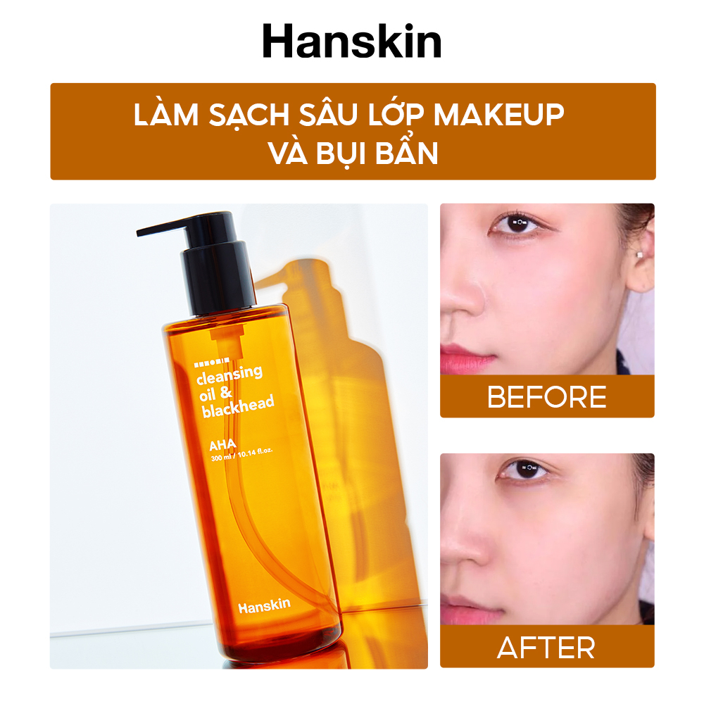Dầu Tẩy Trang Hanskin Pore Cleansing Oil AHA