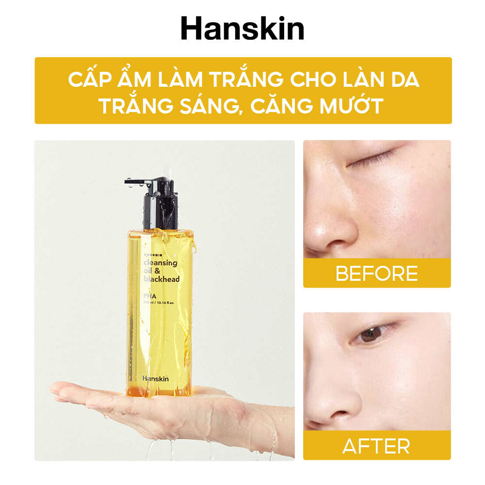 Dầu Tẩy Trang Hanskin Pore Cleansing Oil PHA 300ml