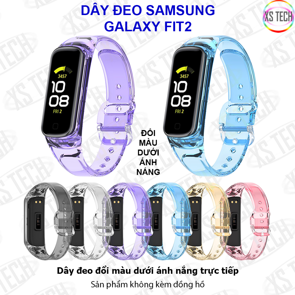 Dây đeo trong đổi màu khi ra nắng cho Samsung Galaxy Fit2 SM-R220