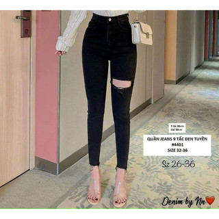 Jean 9 tấc màu đậm bigsize 32-36