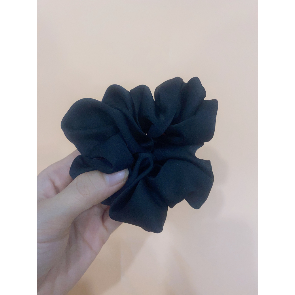 Cột Tóc Lụa MUPPY Vải Trơn Basic Nhiều Màu Pastel Dễ Thương