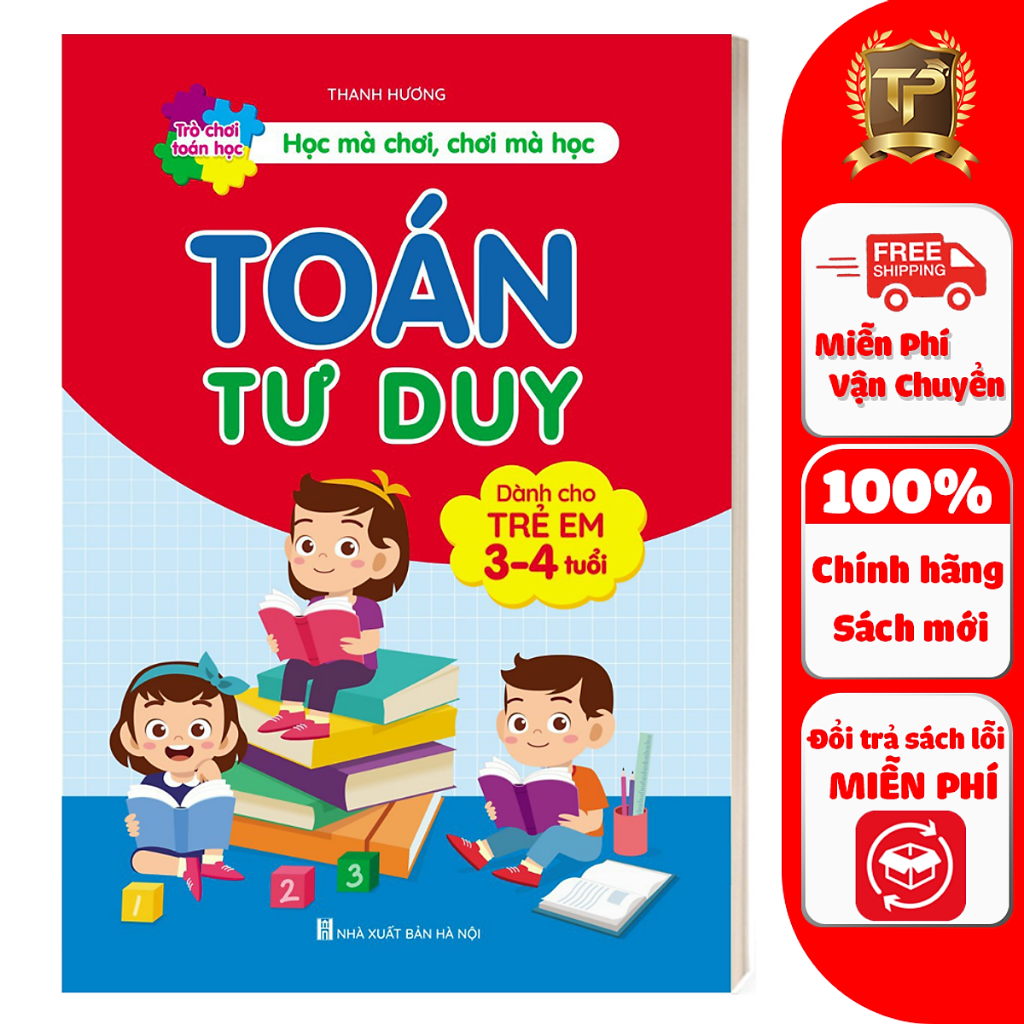 Sách - Toán Tư Duy Cho Bé 3-4 Tuổi
