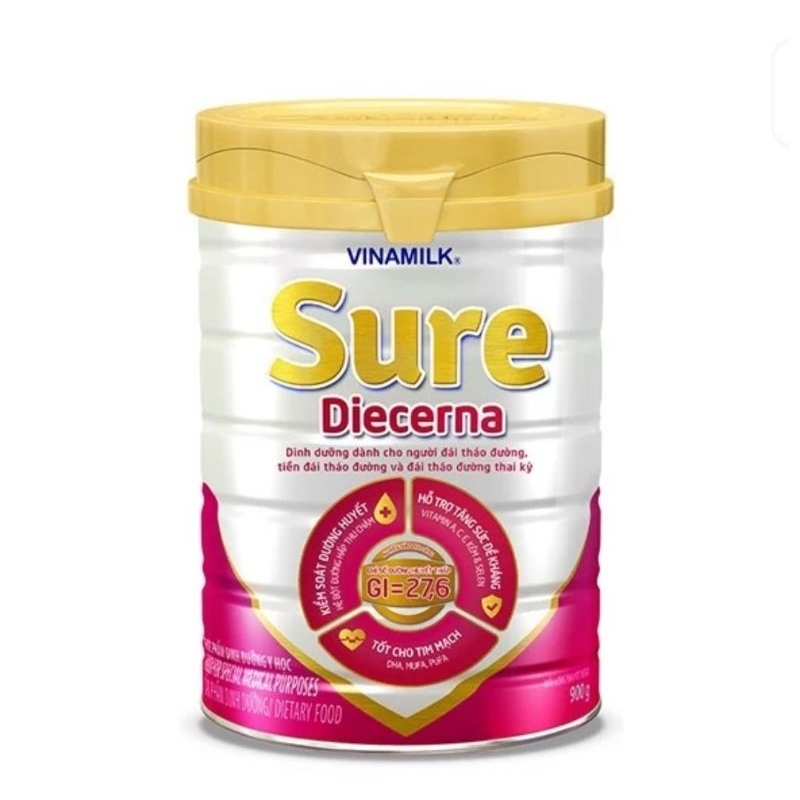 Sữa bột Vinamilk Sure Diecerna - Hộp 900g