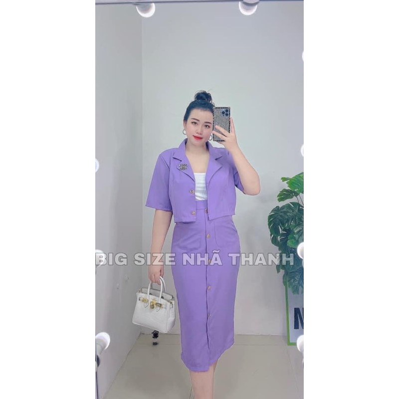 Set chân váy body - Big size Nhã Thanh 50-95kg
