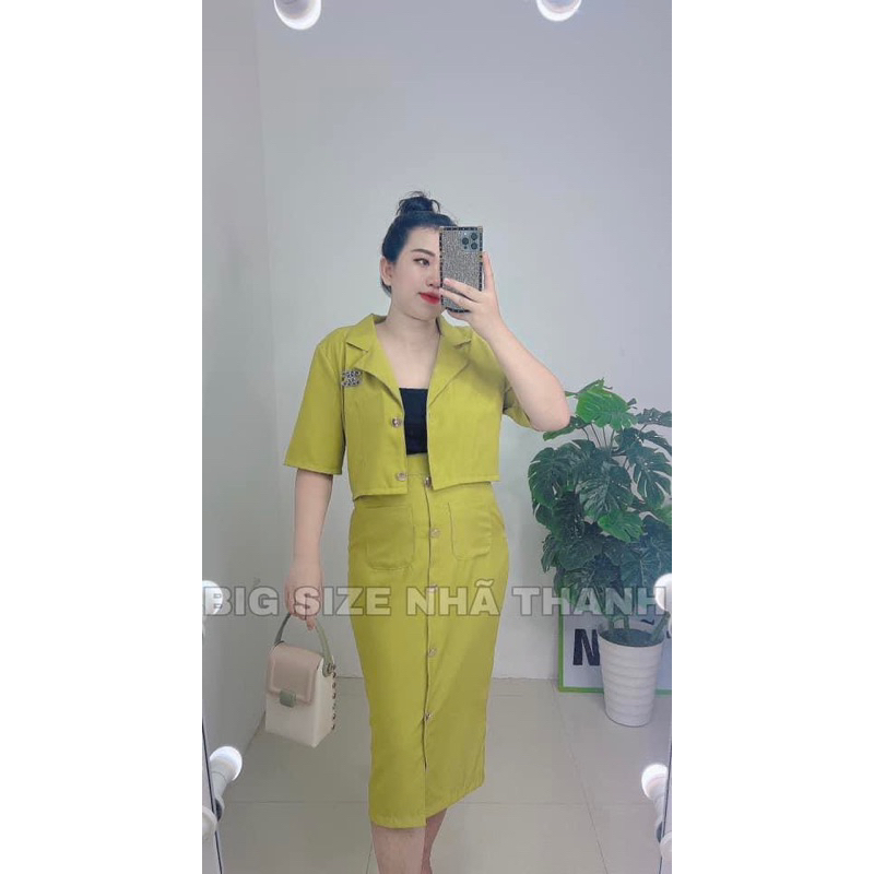 Set chân váy body - Big size Nhã Thanh 50-95kg