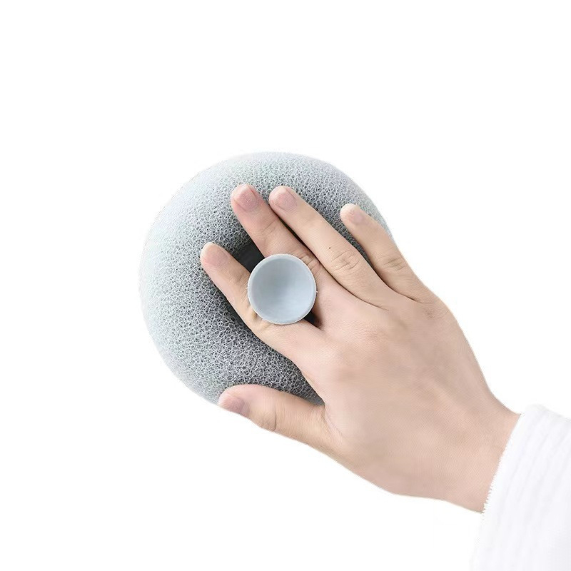 Bông Tắm Chà Lưng Massage Toàn Thân Cao Cấp Tạo Bọt Siêu Nhanh, Thiết Kế Móc Hút Chân Không Treo Tường Nhà Tắm