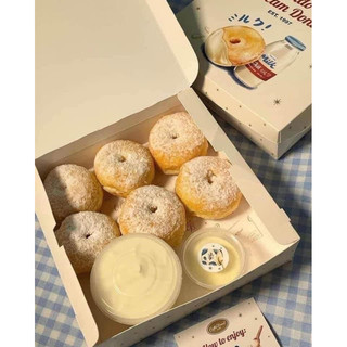 Hokkaido Milk Cream Donut ( SHIP HOẢ TỐC HCM )