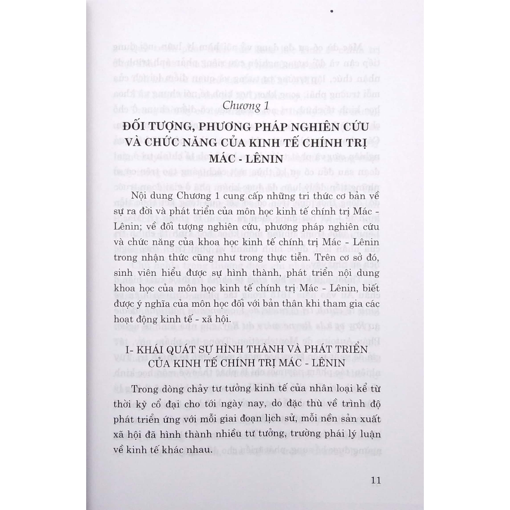 Sách - Giáo Trình Kinh Tế Chính Trị Mác - Lênin (Dành Cho Bậc Đại Học Hệ Không Chuyên Lý Luận Chính Trị)