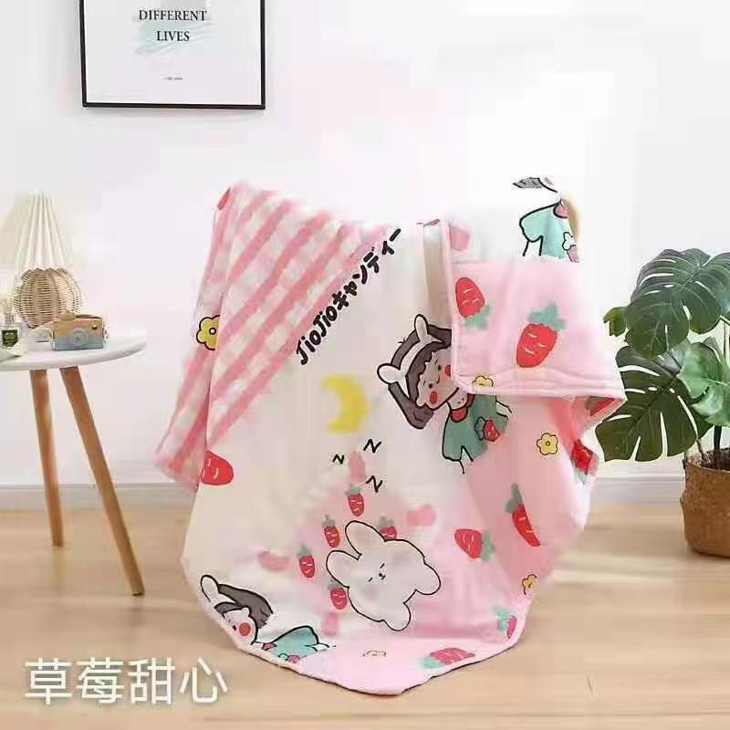 Chăn Đũi Cho Bé Mùa Hè Thu,Chăn Trẻ Em Mỏng Mát Đắp Hè Thu  Nhiều Hình cute. Cho bé mang đi học ,hay ở nhà