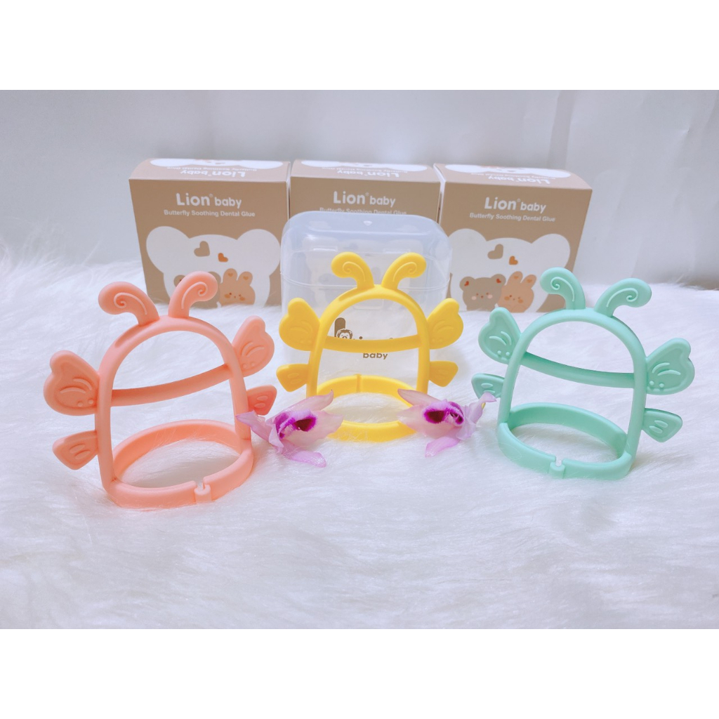 Gặm nướu silicon Lion baby siêu mềm, bảo vệ nướu cho bé