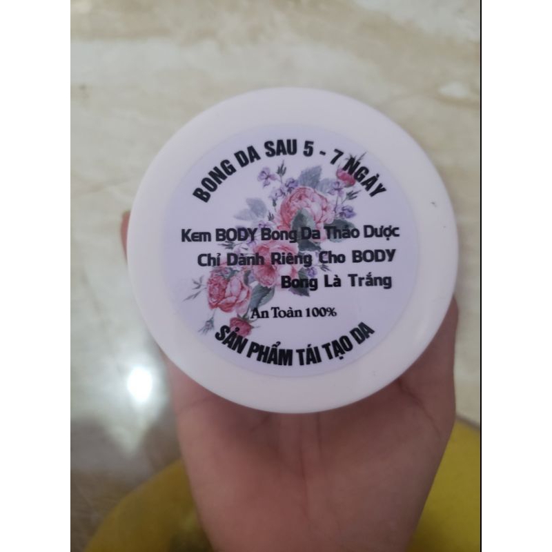 Kem body bong da tái tạo trắng sau 7 ngày