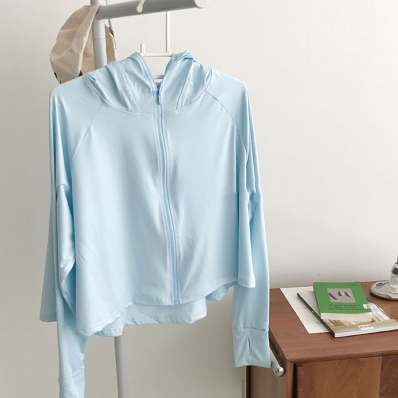 Áo Khoác Chống Nắng Dáng Ngắn Chống Tia Cực Tím UPF 50+ Chất Lụa Lạnh Thoáng Khí Thời Trang Sugal AO KHOAC NU 012V2