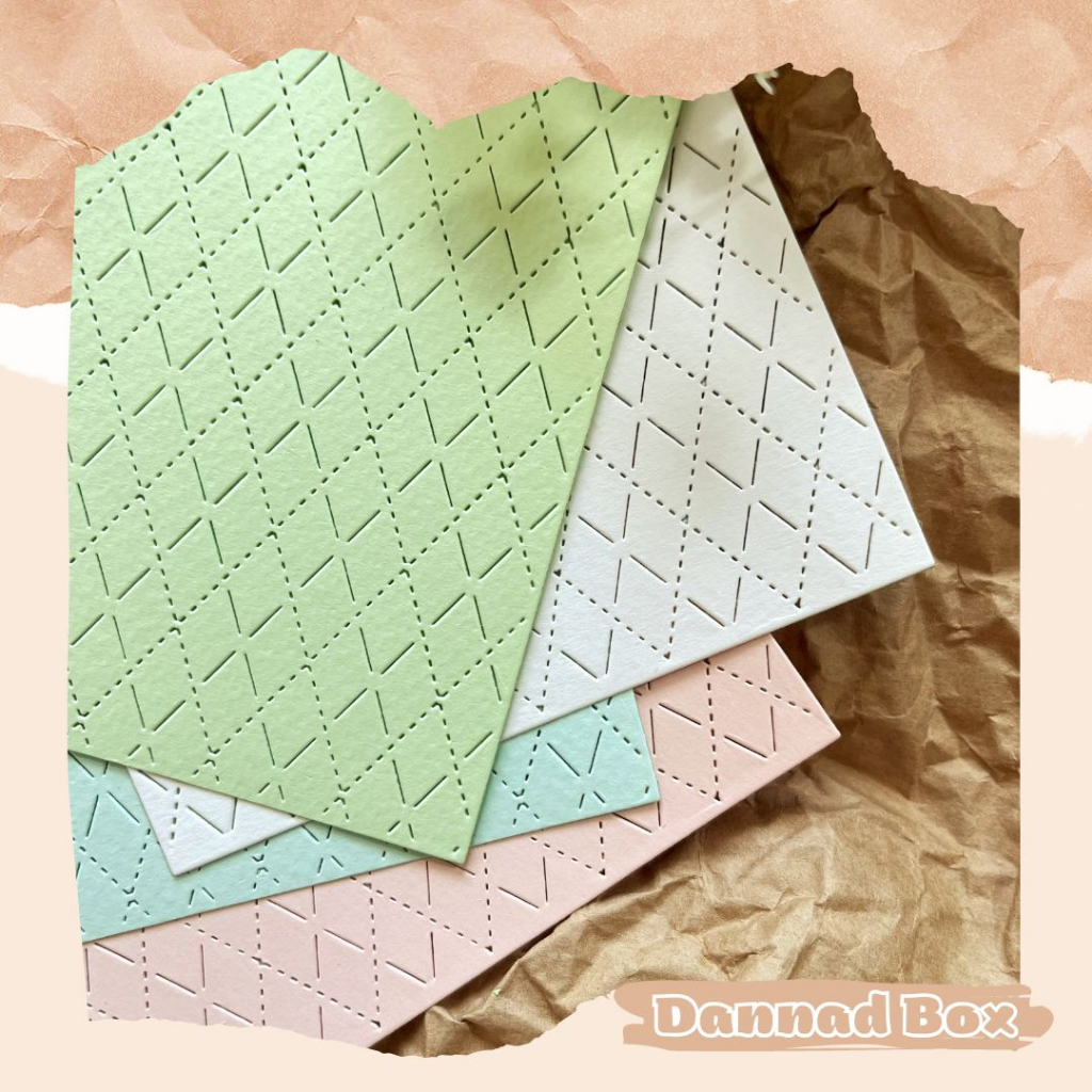 Set 2 Mẫu Diecut Paper Cutting Size A6 Trang Trí Scrapbook DIY