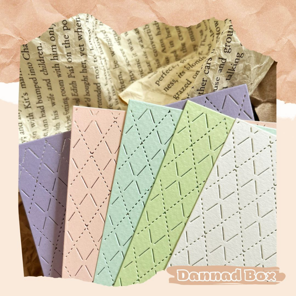 Set 2 Mẫu Diecut Paper Cutting Size A6 Trang Trí Scrapbook DIY