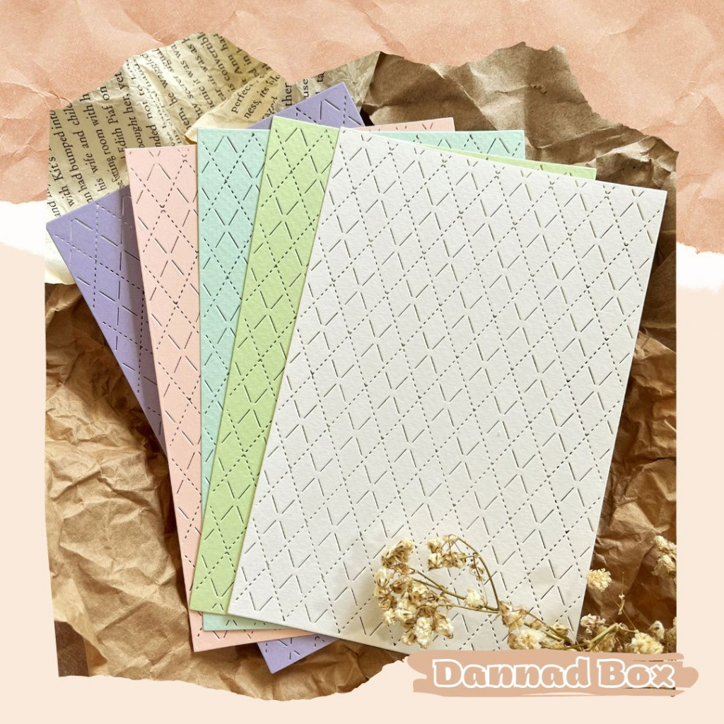 Set 2 Mẫu Diecut Paper Cutting Size A6 Trang Trí Scrapbook DIY