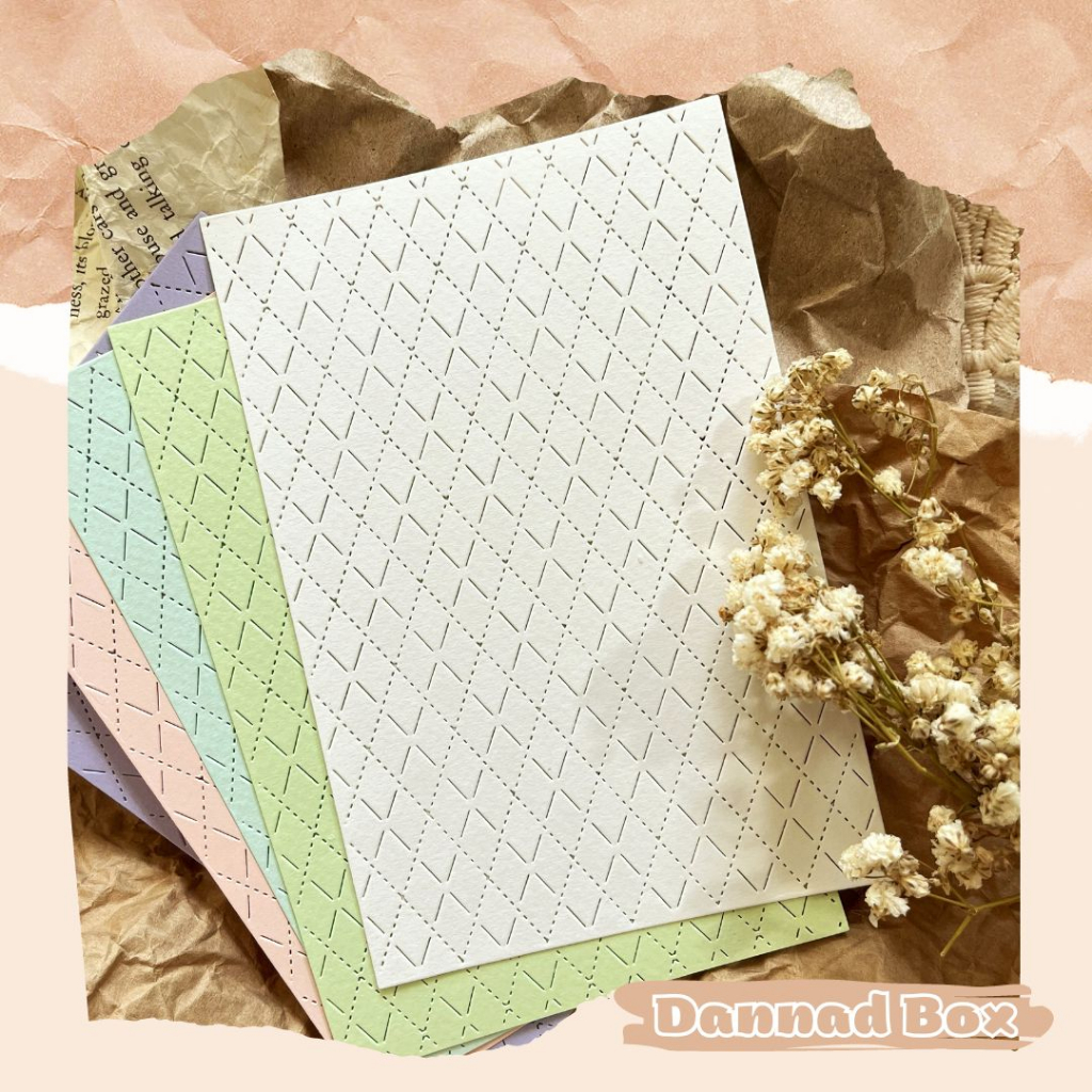 Set 2 Mẫu Diecut Paper Cutting Size A6 Trang Trí Scrapbook DIY