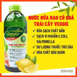 Nước rửa rau củ quả, sạch chất bẩn, vi khuẩn E.Coli, Salmonella, thuốc trừ sâu từ thiên nhiên