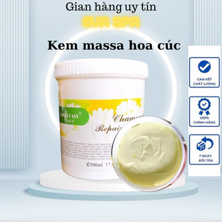 Kem massage mặt Hoa Cúc cho Spa, Kem massa hoa cúc, Kem hoa cúc thơm dịu nhẹ - Hũ 500gr