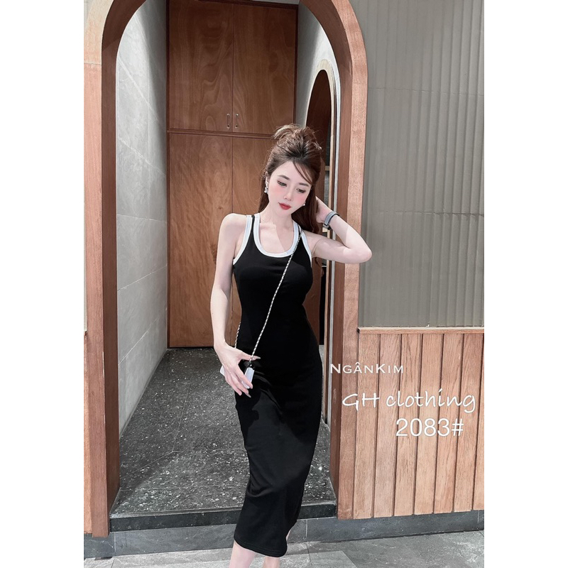 Váy Zip Ba Lỗ Sát Nách Khoét Lưng Bo Viền Mã NT1003