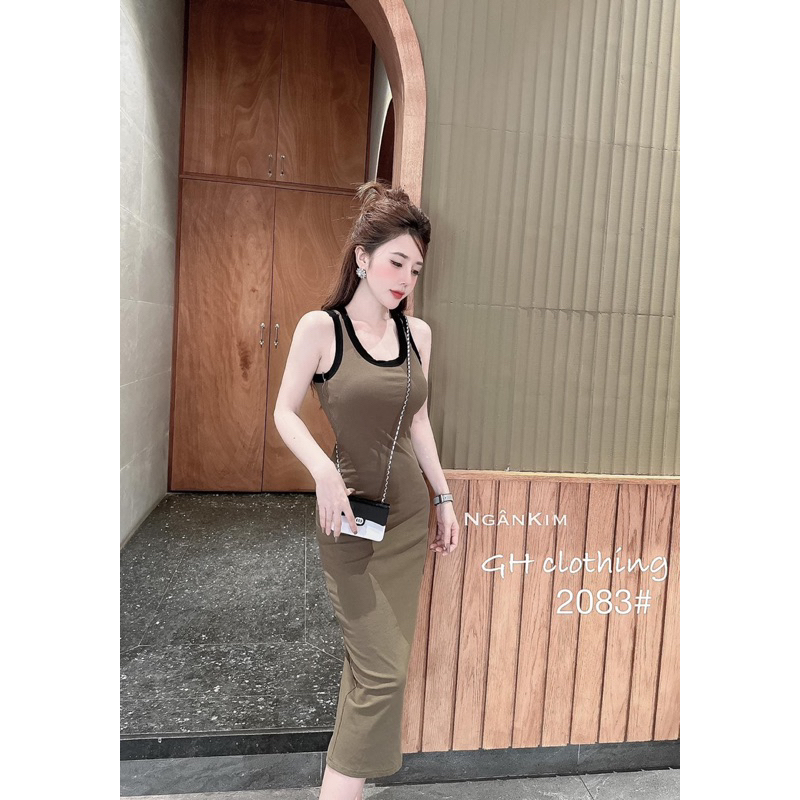 Váy Zip Ba Lỗ Sát Nách Khoét Lưng Bo Viền Mã NT1003