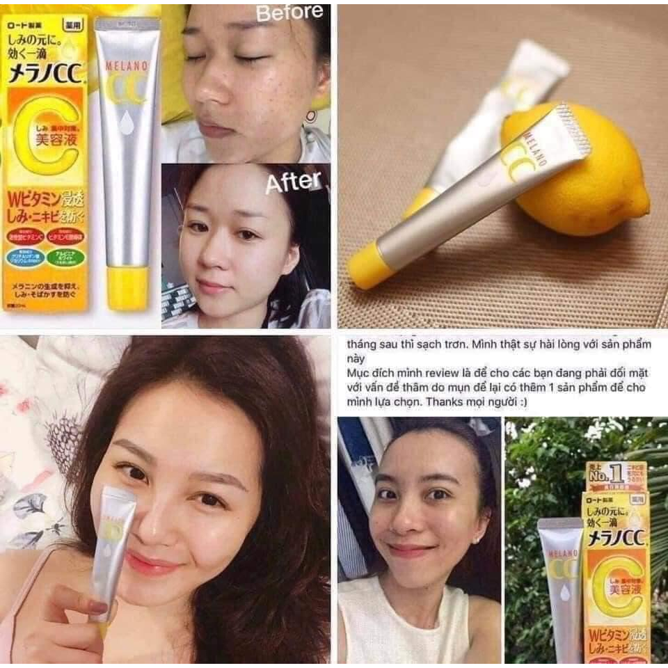 Tinh Chất Dưỡng Trắng Và Nước Hoa Hồng Melano CC