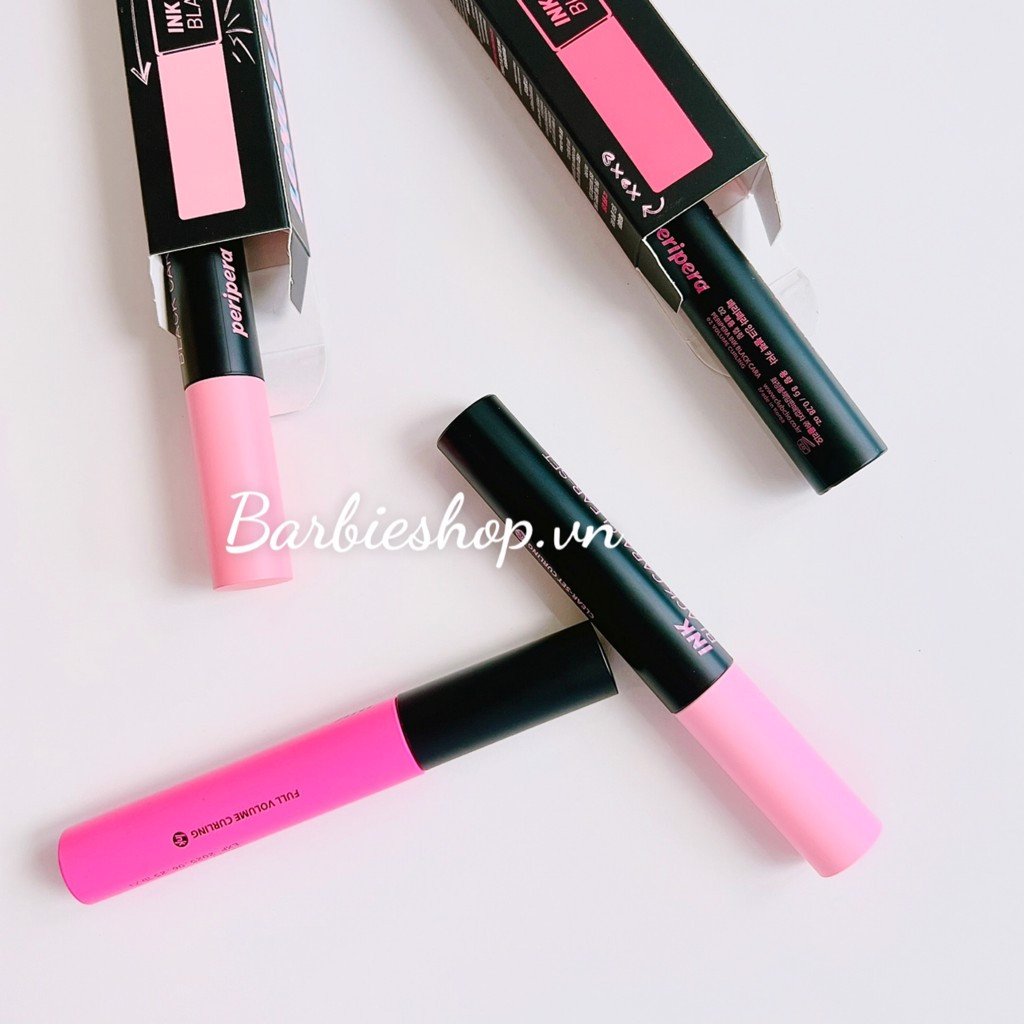 Chuốt Mi Mascara Làm Cong Dày Và Dài Mi Peripera Ink Black Cara 8g Đủ Màu