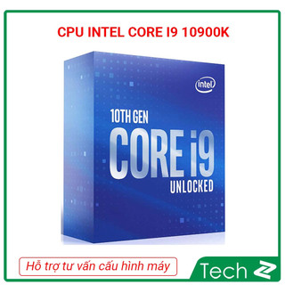 CPU Intel Core i9 10900K Box Công Ty Bảo Hành 36 Tháng