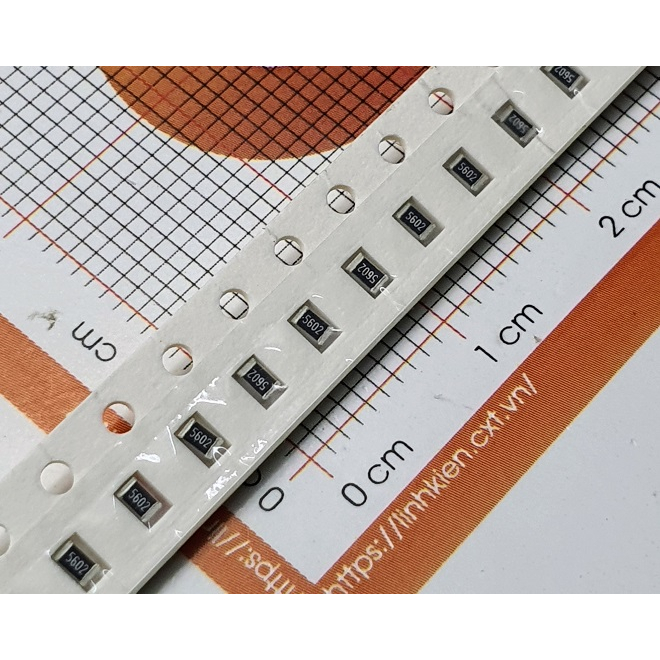 Điện trở 0805 0.5% 1/8W các giá trị (dây 10 chiếc)