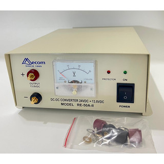 Nguồn mecom re-50a-ii 24vdc - 13.8 vdc