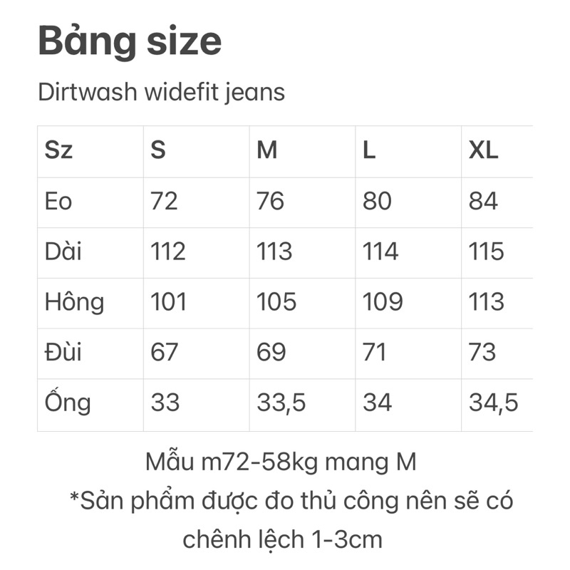 Quần jean nam dáng widefit ống rộng baggy cạp cao màu dirtwash Brokeboiz
