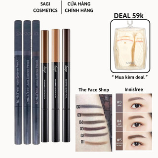 Chì kẻ chân mày mềm mại , dễ tán Innisfree và The Face Shop
