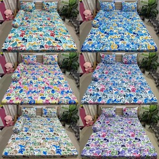 Bộ Drap thun Hàn Quốc mẫu cá mập 4 món
