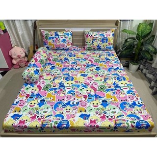 bộ Drap thun Hàn Quốc mẫu cá mập 4 món