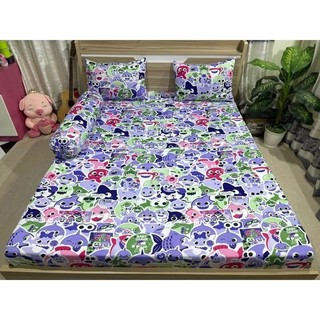 bộ Drap thun Hàn Quốc mẫu cá mập 4 món