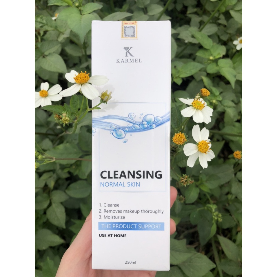 Tẩy trang cho da dầu,da khô,tẩy trang làm sạch sâu,loại bỏ sợi bã nhờn chính hãng Karmel