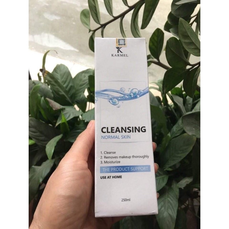 Tẩy trang cho da dầu,da khô,tẩy trang làm sạch sâu,loại bỏ sợi bã nhờn chính hãng Karmel