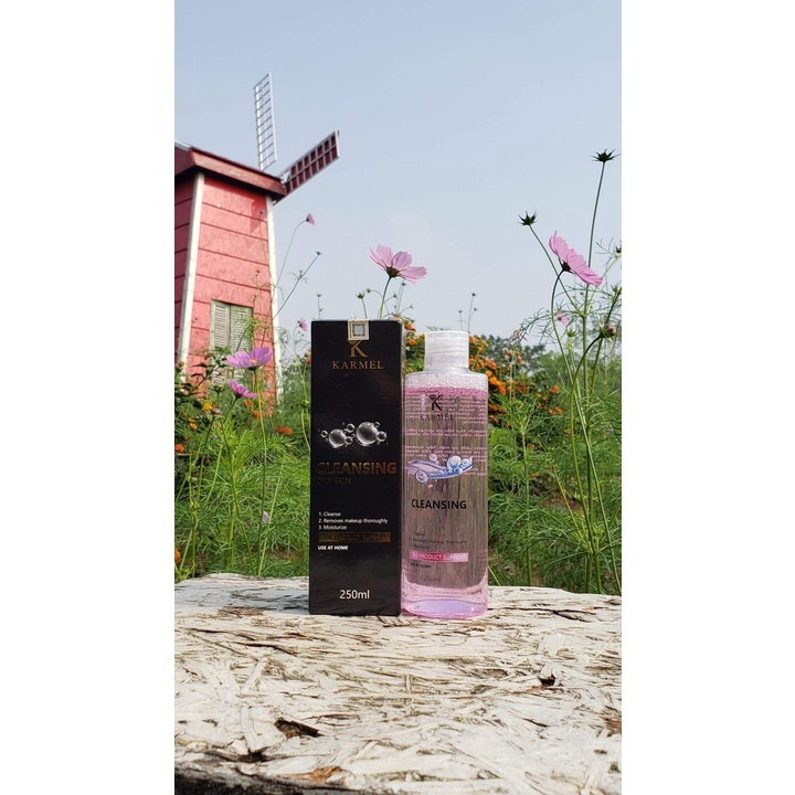 Tẩy trang cho da dầu,da khô,tẩy trang làm sạch sâu,loại bỏ sợi bã nhờn chính hãng Karmel