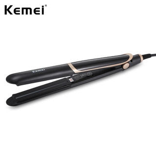 Máy duỗi tóc làm cụp tóc Kemei 2219 bằng tia hồng ngoại mặt là gốm ceramic.