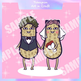 Standee chibi Spy Family Anya x Demian