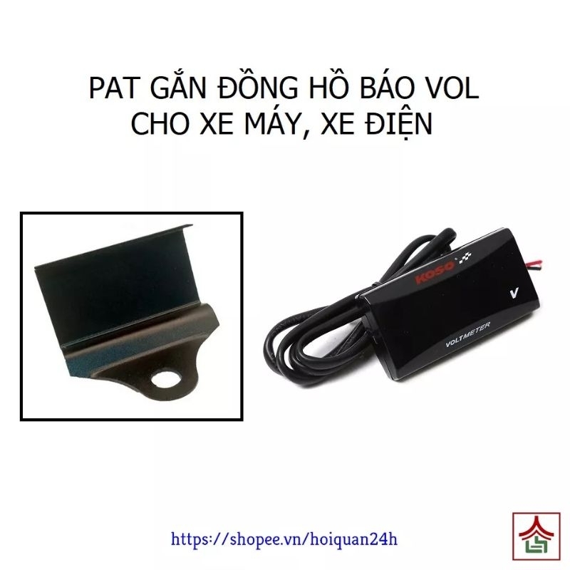 Đồng hồ KOSO đo nhiệt độ nước làm mát ống 22mm cho xe Yamaha, Honda,...XMAX250 300 NMAX CB 400 CB500X