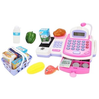 đồ chơi máy tính tiền siêu thị mèo hello kitty