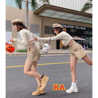 quần đùi kaki gập gấu co dãn