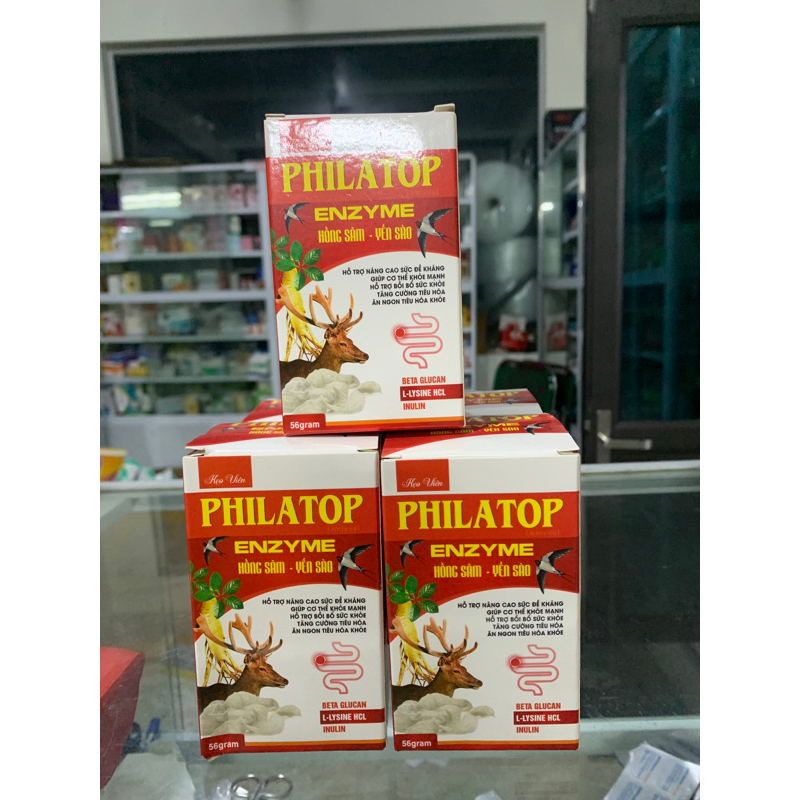 COMBO 5 lọ kẹo dẻo PHILATOP YẾN SÀO - NHUNG NAI tăng đề kháng, ăn ngon cho bé