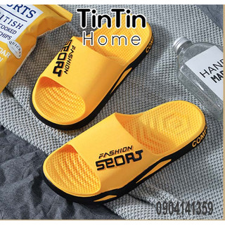 Dép nam nữ Unisex Fashion CEO spot, Dép nhựa xốp đi trong nhà, ngoài trời, văn phòng, TinTin Home DNL44