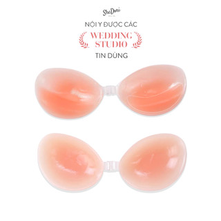 Áo dán ngực silicon siêu nâng siêu dính móc cài trước gom ngực